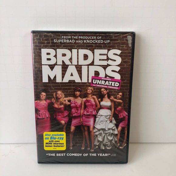 Brides Maids DVD R RATED & UNRATED 2011 Widescreen Edition BRAND NEW ~ SEALED - Picture 2 of 3